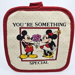 Disney Mickey Minnie Mouse Pot Holder "You're Something Special" Kitchen Decor